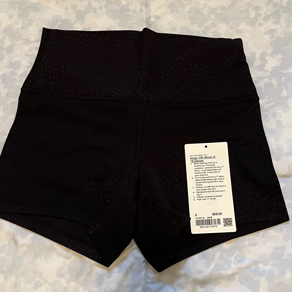 Lululemon Athletica Align HR Short 4” *Emboss